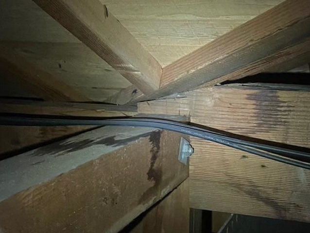 播磨町の2階の雨漏り